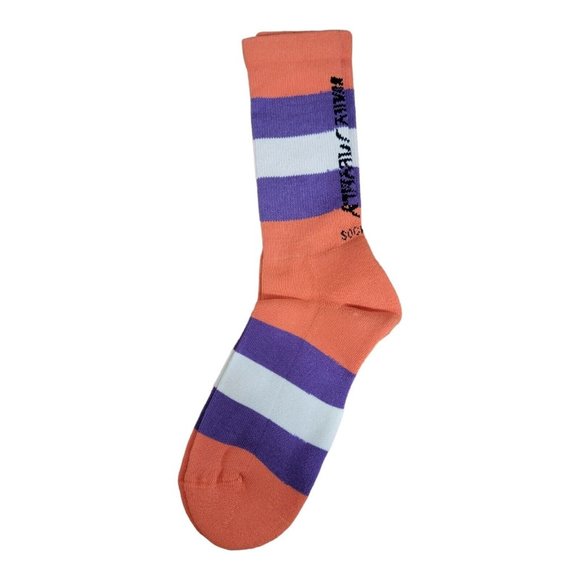 Socksss X Wary Meyers Organic Cotton Striped Calf Unisex Socks - Picture 2 of 3